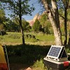 The solar generator in use in Zion National Park. Photo by Kevin Stevens for Networx.