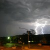 Lightning hits a suburban neighborhood. (Photo: alographic/sxc.hu)