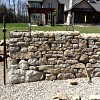 Dry stone walling as front yard fence/courtesy John Bland Stonecraft