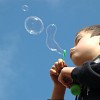 Dish soap makes an excellent bubble blowing solution. (Photo: Jayson Kingsbeer/sxc.hu)