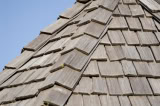 Wood shingle roof