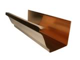 Copper clad stainless steel gutter