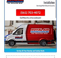 Royal air hot sale heating and cooling