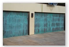 copper garage door