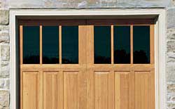 wood garage door