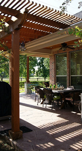 Pergola built in Sienna Plantation, Greater Houston Area