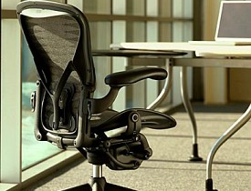 The Aeron Chair. Image courtesy of Herman Miller.