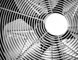 An air conditioning fan [photo by  Peter Fraedrich/sxc.hu]