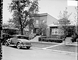 Al Capone's home at 7244 S. Prairie Ave. [via Wikimedia]