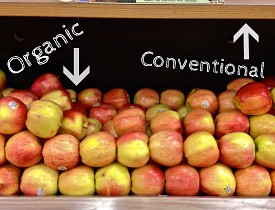 For pennies more, you can buy organic. All you have to do is shop carefully. (Photo by Sayward Rebhal)