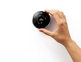 The Nest learns when you're home and when you're away. Photo: Nest.com