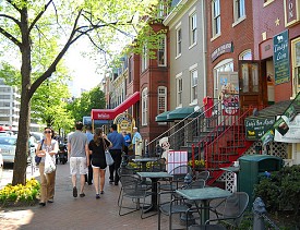Georgetown in Washington D.C. is a walkable neighborhood. (Photo: dewitah/flickr)