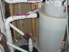 This is a gray water treatment system. Photo courtesy of Carl Seville.