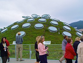The green roof at the California Academy of Sciences. --Adam