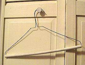 This hanger has so many uses; there's no reason to relegate it to the landfill. --Adam