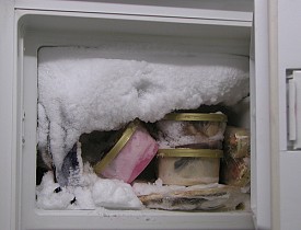 defrosting freezer