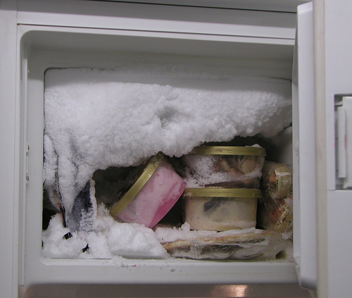 defrosting freezer