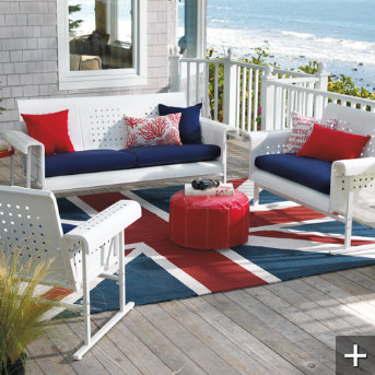 The Grandin Road Retro Outdoor Collection (via Grandinroad.com)