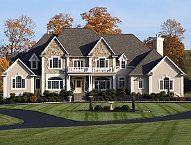 This McMansion is large and in charge.  (iStock)