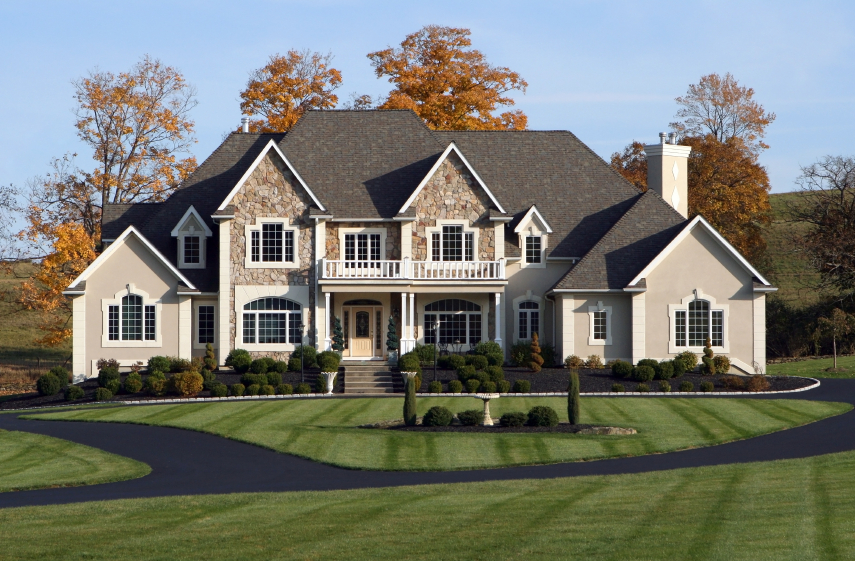 This McMansion is large and in charge.  (iStock)