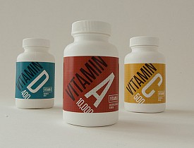 Vitamin bottle design by Colin Dunn (via Flickr Creative Commons)