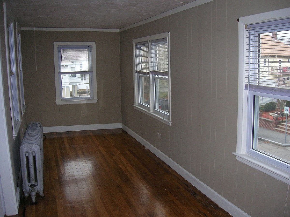 Painted wood paneling. Photo: Kurt Dwyer Painting