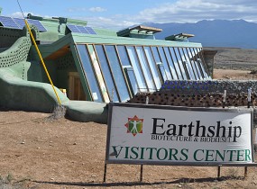 An earthship near Taos, NM. Photo by the author, Kevin Stevens.