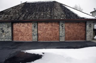 copper garage door