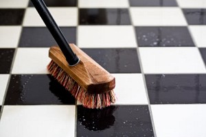 Cleaning tile