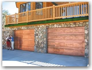 Copper garage door