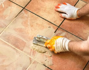 Grout application