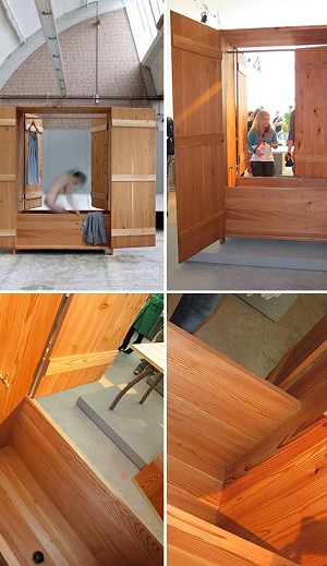 Sauna in a Cupboard via Captivatist.com