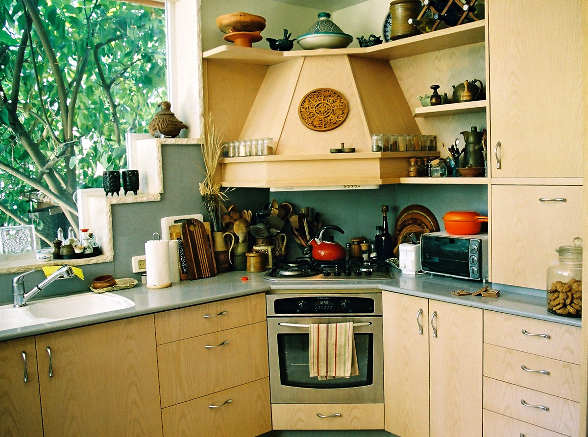 Electric Ceramic Stove Inside The Kitchen Home Interiors Stock