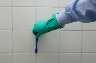 cleaning grout