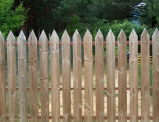 wood fence