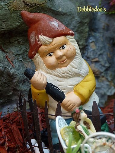 Photo of garden gnome by Debbiedoo's via Hometalk.com.