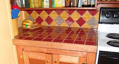 Wood edged tile