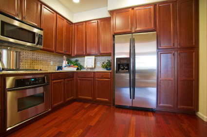 L-shaped kitchen