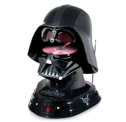 The Darth Vader CD Player via Hammacher.com