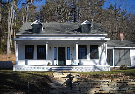 Historic home regulations mandated that the Brydens keep the farmhouse look of their house's exterior.