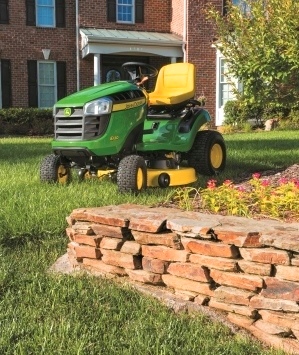 Easy maintenance lawn tractor/courtesy of John Deere