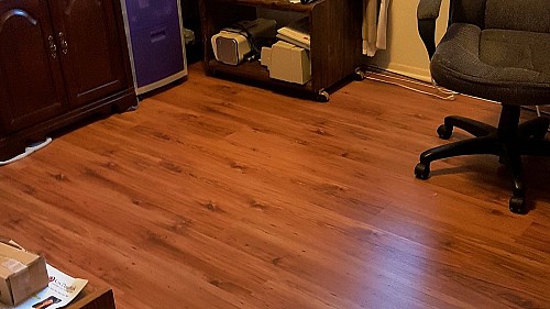 New laminate floor install by pro