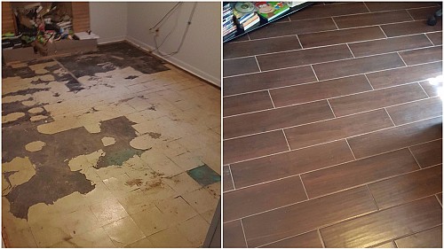 Before and after:What a difference!