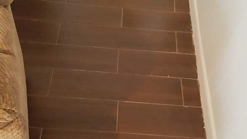 New tile floor