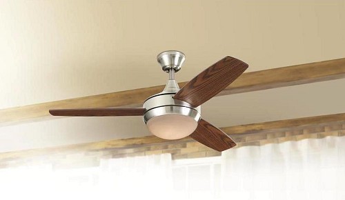 Ceiling fan light/Courtesy of Lowe's