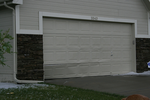 My neighbors garage door