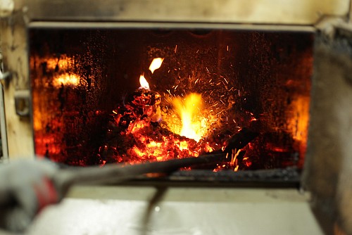 Fireplace by Cristian Bortes/flickr   