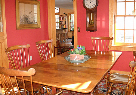 The Brydens' dining area.