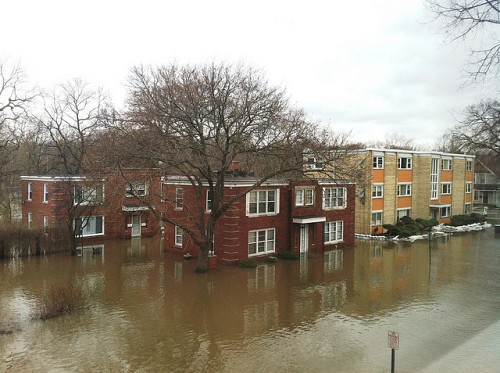 Flooding in Des Plains, IL, April 2013. Photo by CAD1976/Flickr.