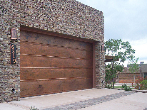 Garage Doors Flushline Copper